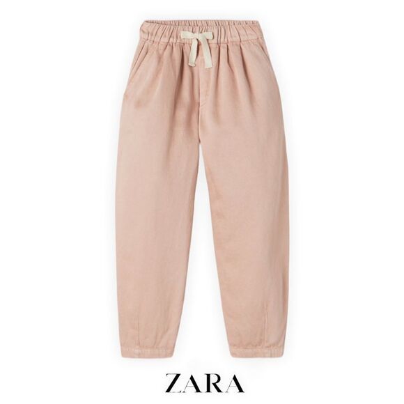 ZARA Kids | Pink | FLOWY PANTS - Picture 2 of 6